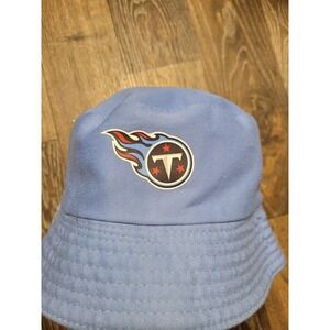 Tennessee Titans Nissan Stadium Bucket Hat Mens Columbia Blue Reversible Fan Cap